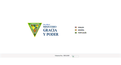 Desktop Screenshot of graciaypoder.com
